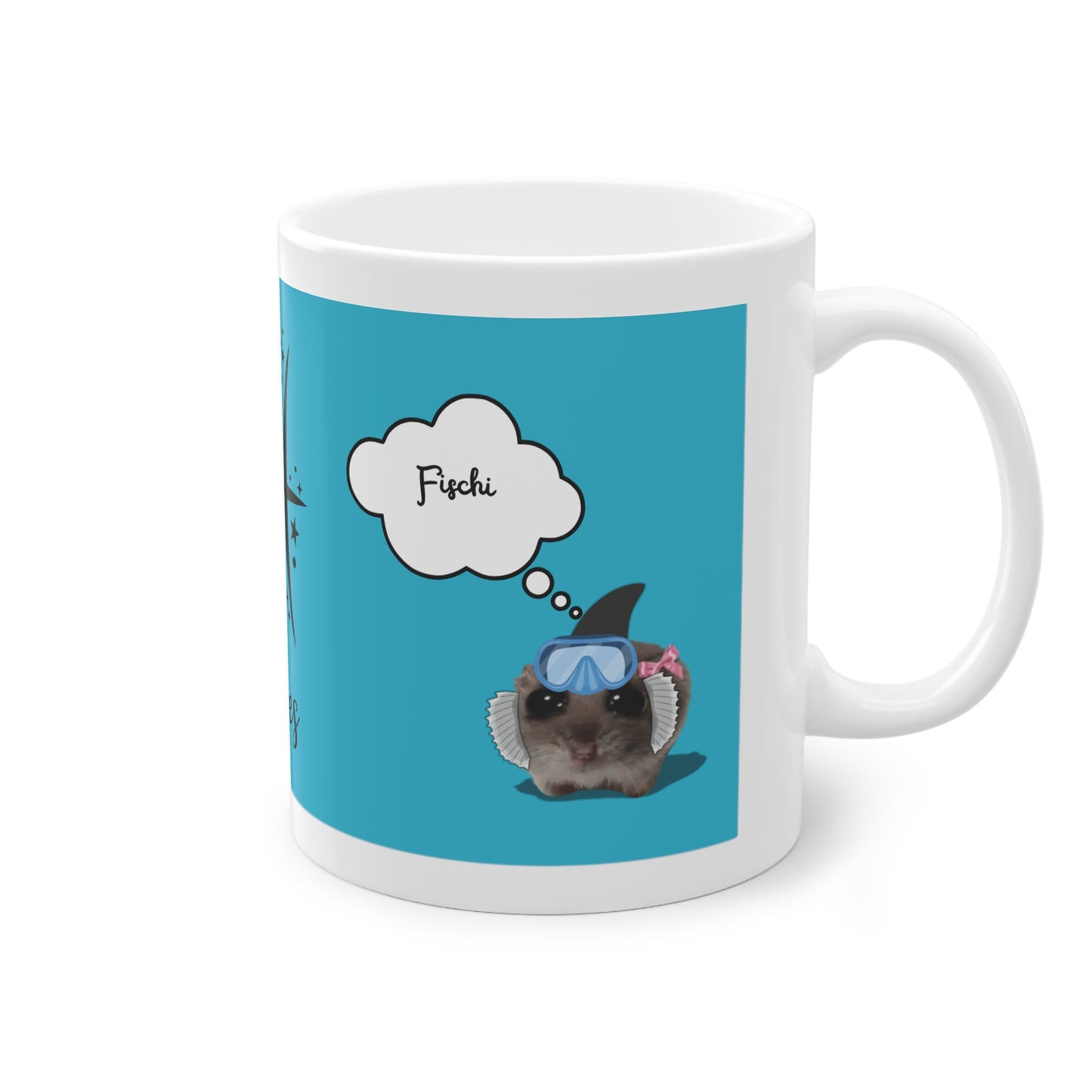Fische Tasse (Hamsti-Sternzeichen-Serie)