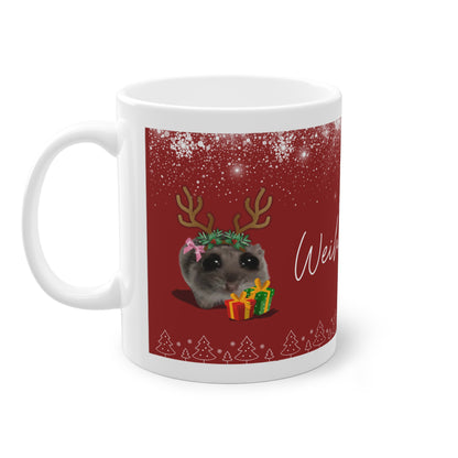 Weihnachtliche Hamsti-Tasse